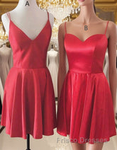 Simple Short Red Homecoming Dress,Cocktail Dress Classy